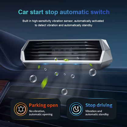 1Pc, Solar Purifier, Automatic Operation, Air Purifier with Vibration Sensor, Can Significantly Improve the Air inside the Car I