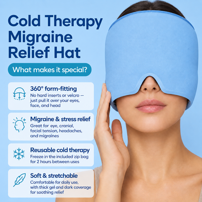 Cruvax Cold Therapy & Sleep Relief Hat