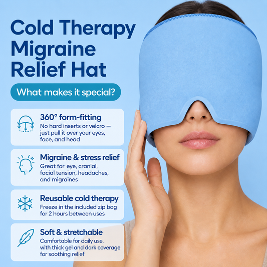 Cruvax Cold Therapy & Sleep Relief Hat