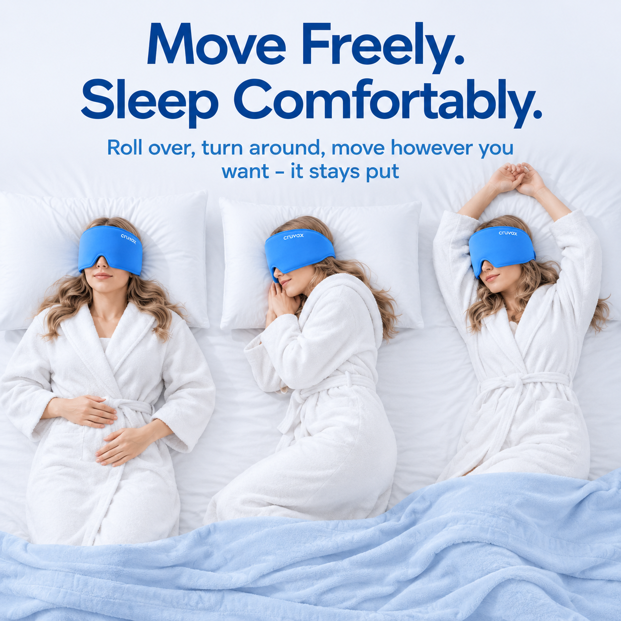 Cruvax Cold Therapy & Sleep Relief Hat