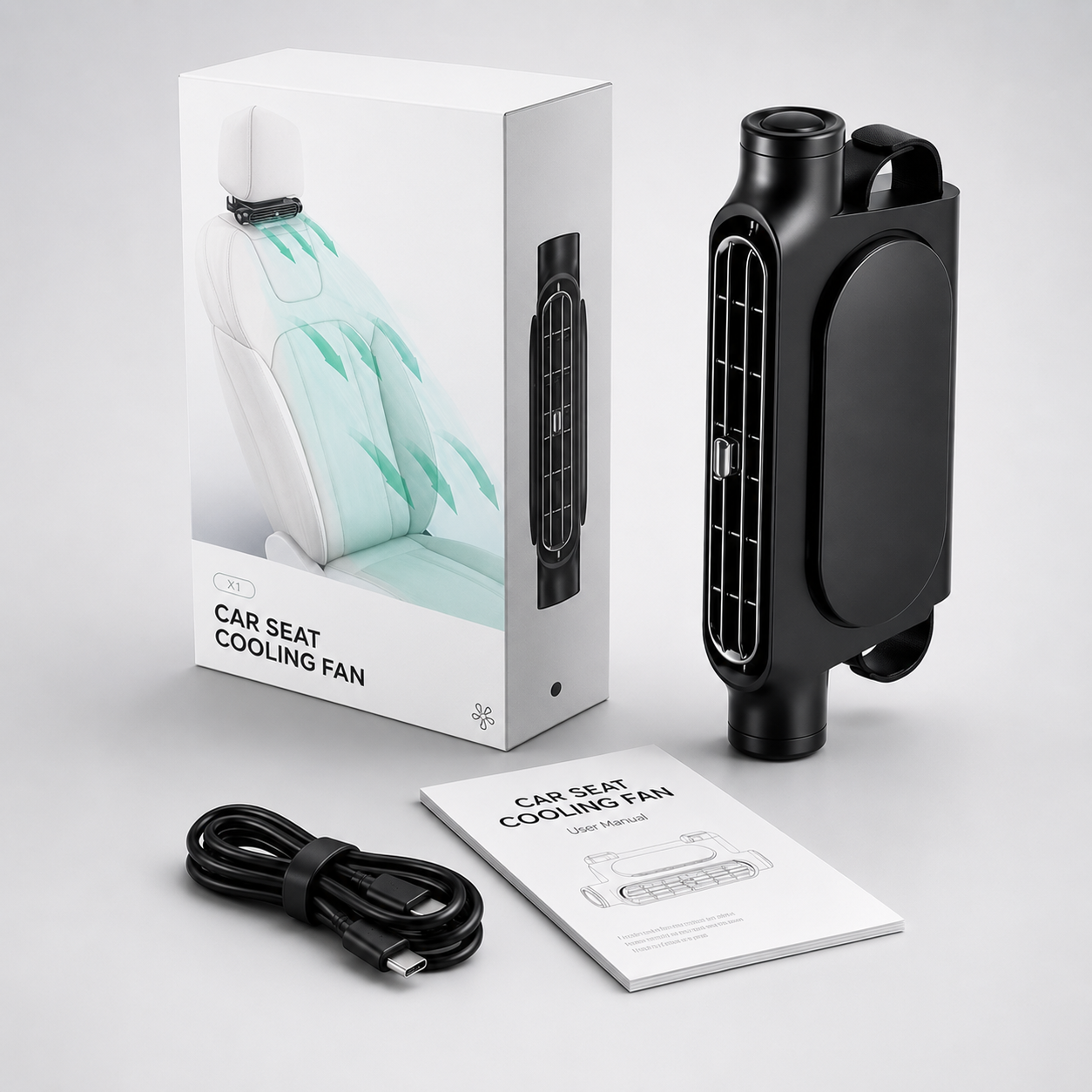 Chillax – Rechargeable Car Seat Cooling Fan