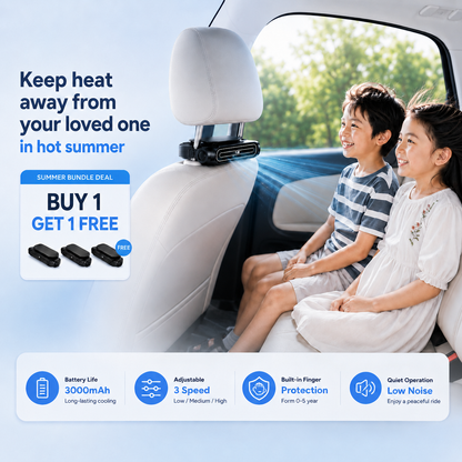 Chillax – Rechargeable Car Seat Cooling Fan