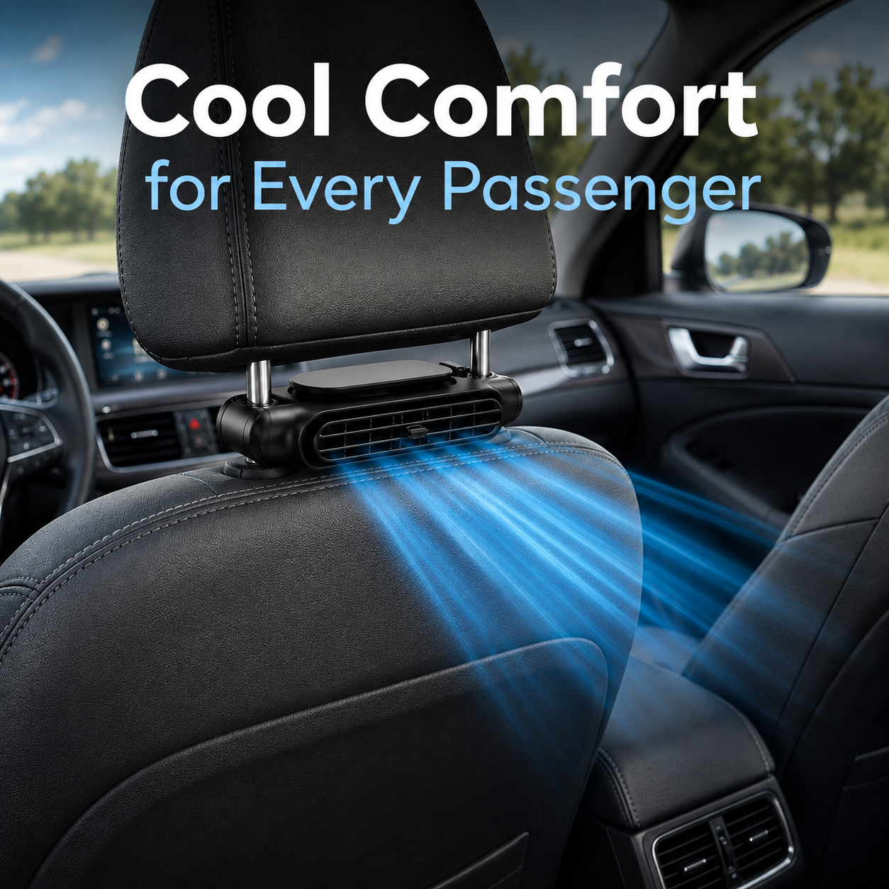 Chillax – Rechargeable Car Seat Cooling Fan
