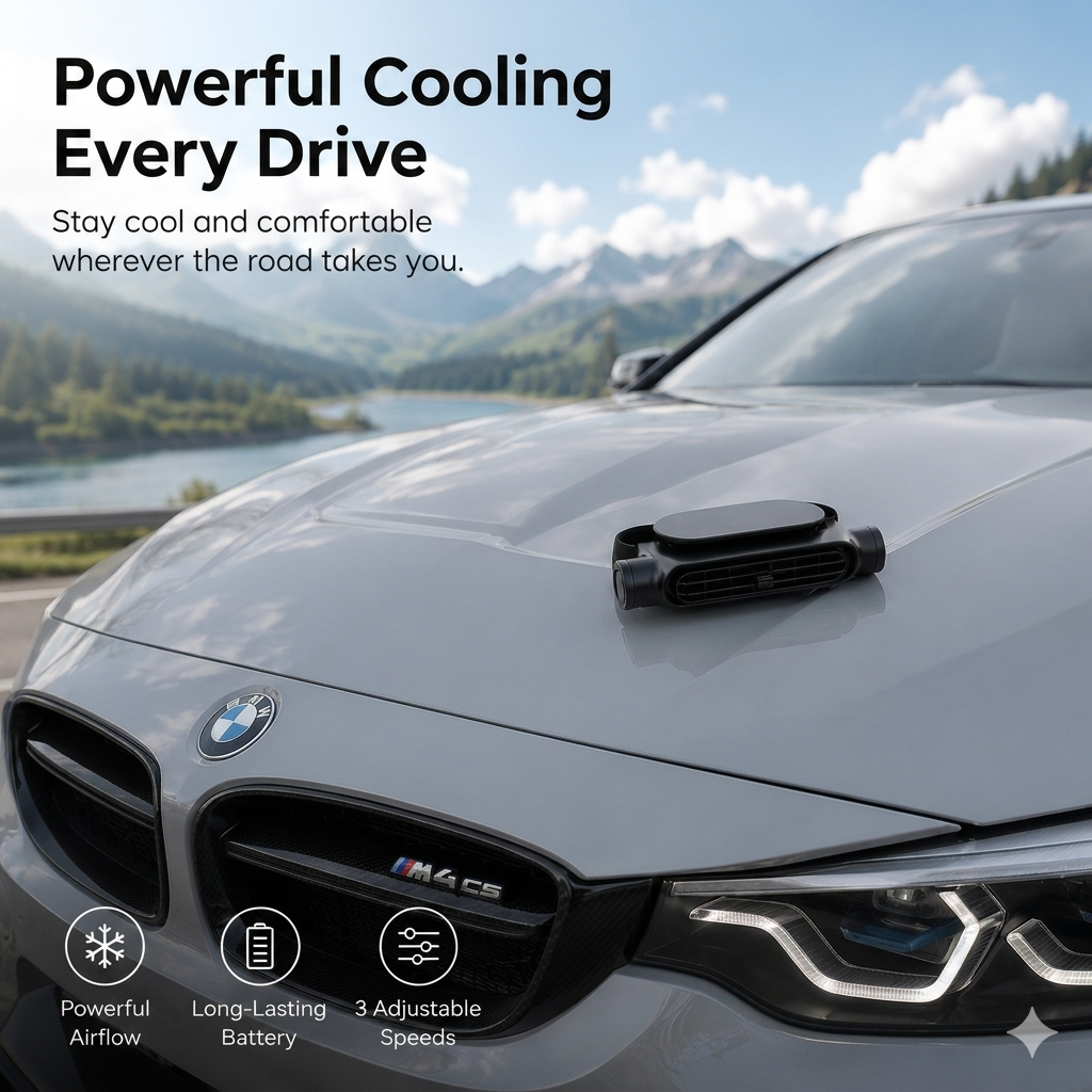 Chillax – Rechargeable Car Seat Cooling Fan